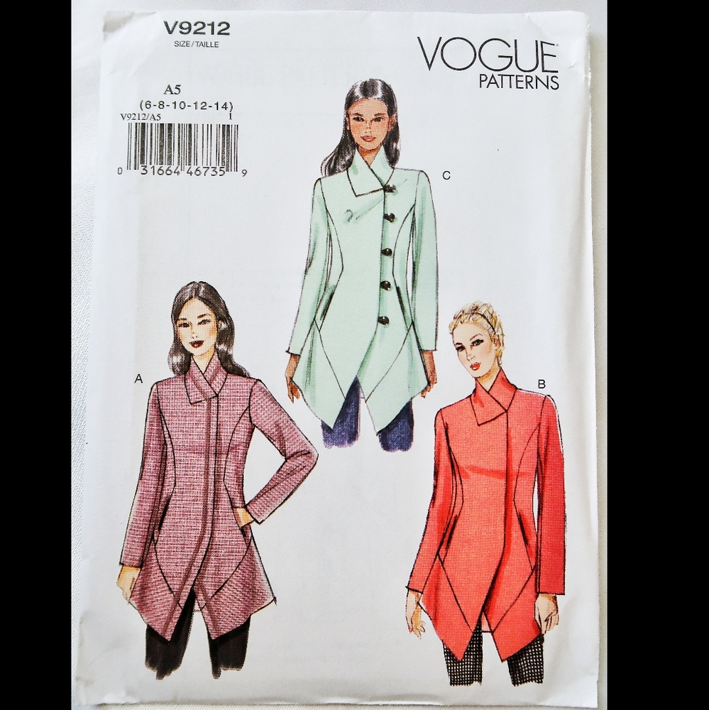 New Vogue dress patterns Sizes 6-8-10-12-14